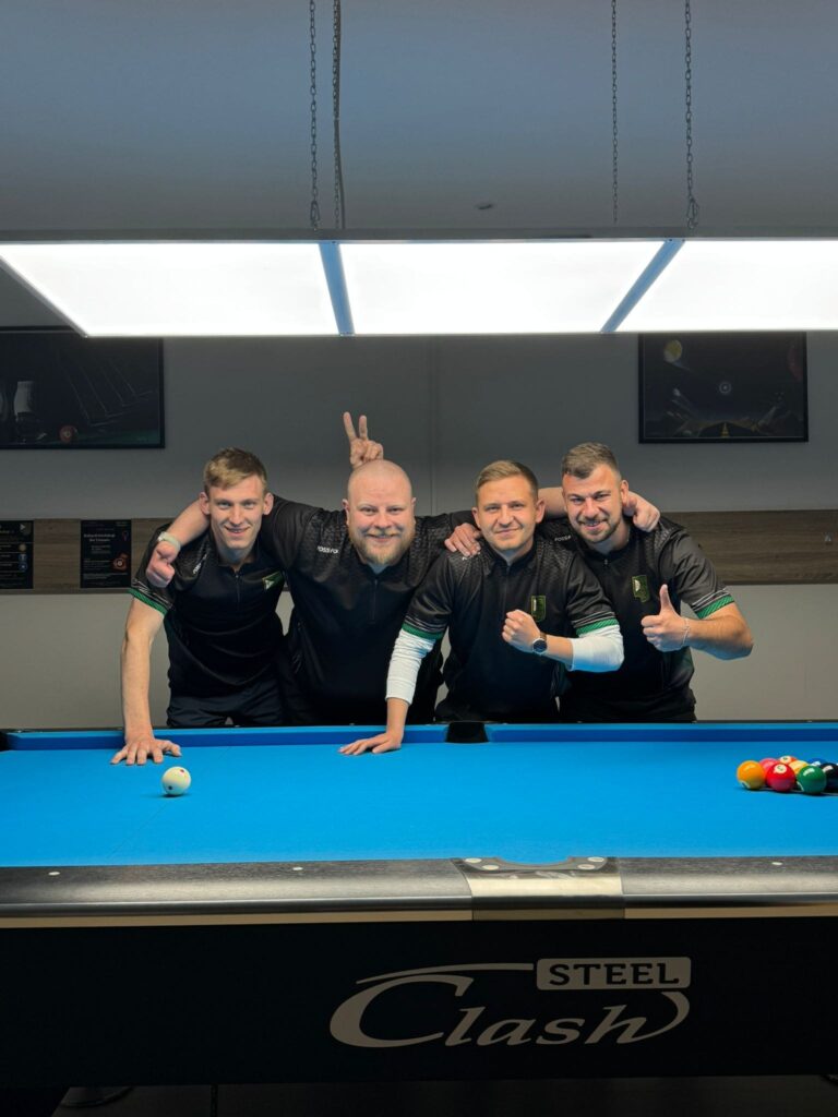 Kreisliga Meister von links: Alex Rutz, Andre Heeren, Alex Gelfrich und Pierre Geue